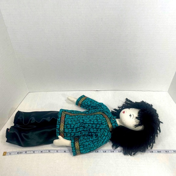 Japanese likeness approx 21” cotton doll appears lovingly handmade Price Firm - Picture 11 of 11